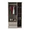 Tuhome Austral 3 Door Armoire with Drawers, Shelves, and Hanging Rod, Light Gray CLZ5534 - alternate 2
